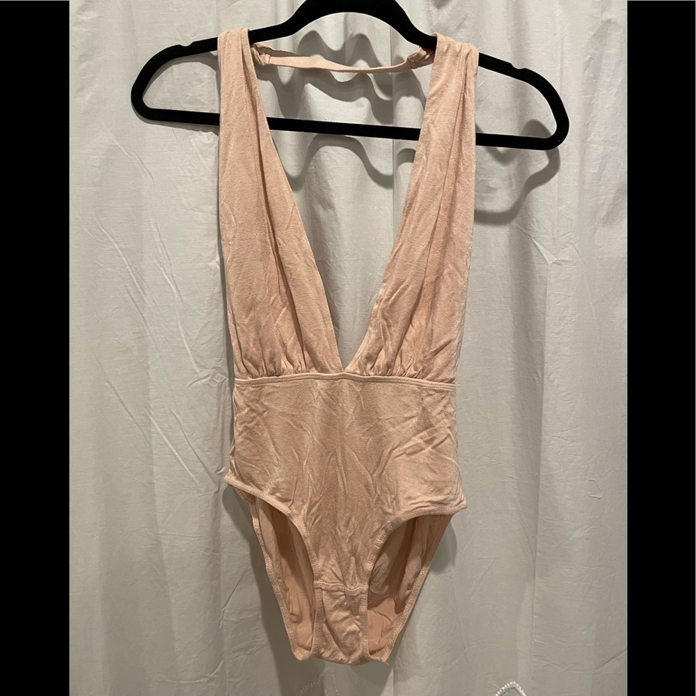 UO Halter Plunging Bodysuit